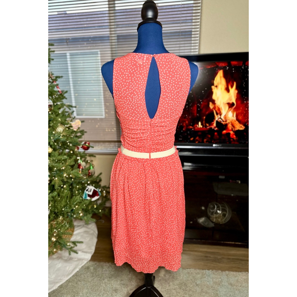 EUC Anthropologie Postmark Red Tank Polka Dot Cottagecore Dress - Picture 7 of 14